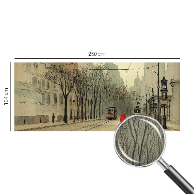 3D fototapet med motivet 