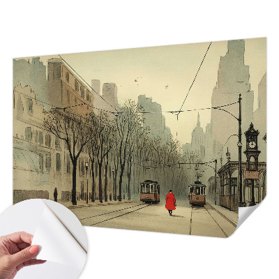 3D fototapet med motivet 