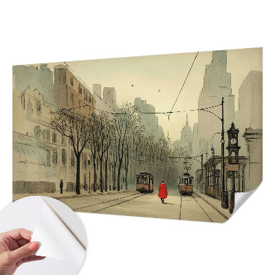 3D fototapet med motivet 