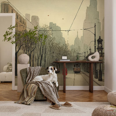 3D fototapet Urban symmetri