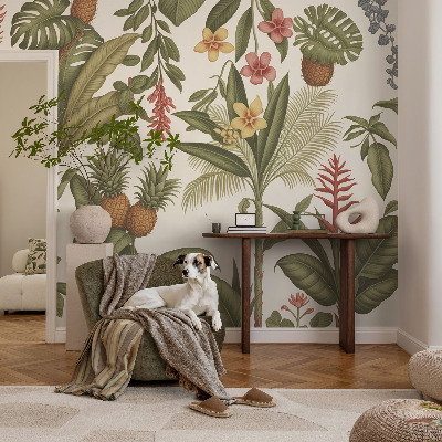 Fototapet barn med exotiskt naturmotiv