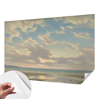 Fototapet barnrum En lugn strand