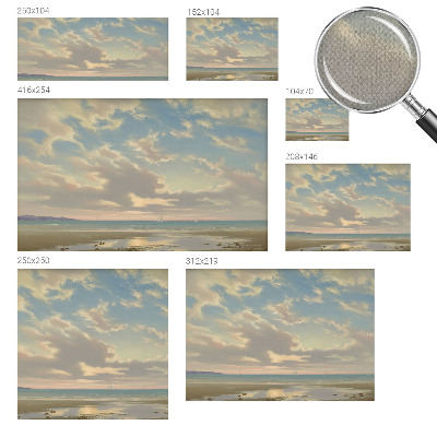 Fototapet barnrum En lugn strand