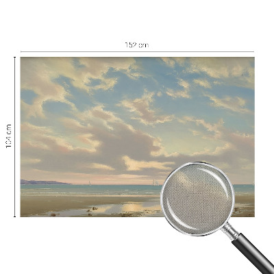 Fototapet barnrum med motiv av en lugn strand