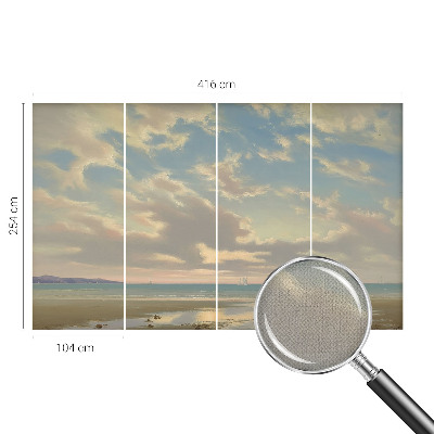 Fototapet barnrum En lugn strand