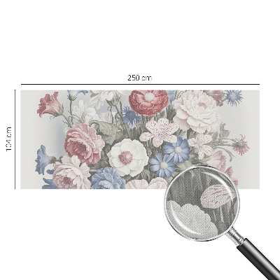 Självhäftande fototapet Färgglad bukett