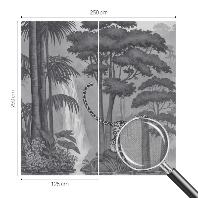 Självhäftande fotovägg Tropisk djungel