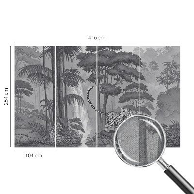 Självhäftande fotovägg Tropisk djungel