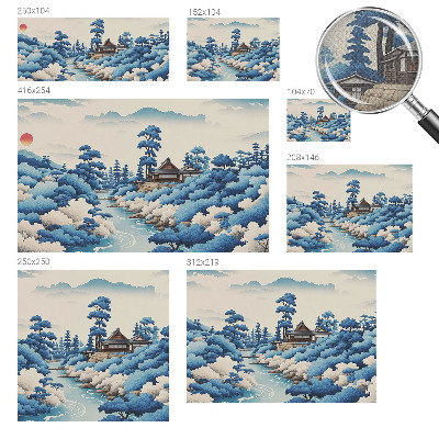 3D fototapet Fridfull natur