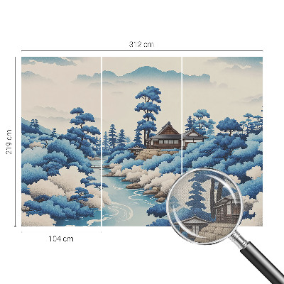 3D fototapet Fridfull natur