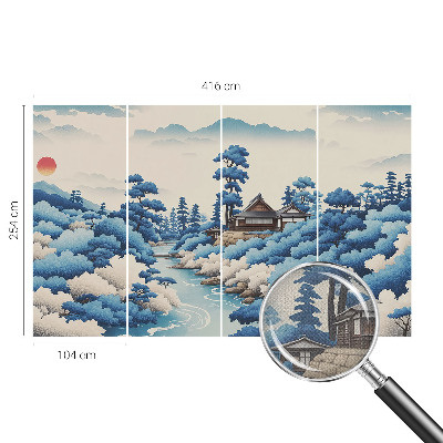 3D fototapet Fridfull natur