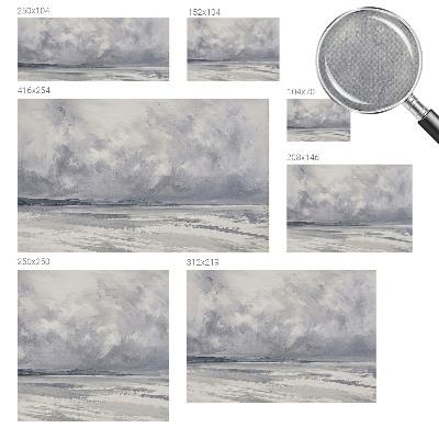 Peel and stick fototapet med motiv av en storm vid horisonten