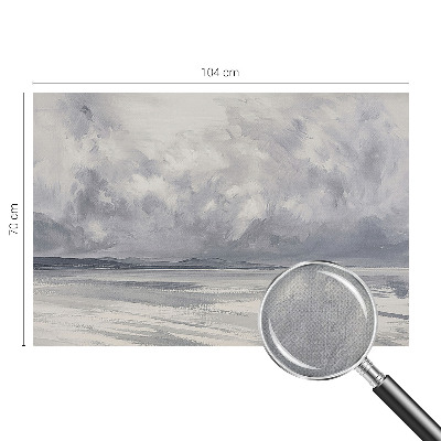 Peel and stick fototapet med motiv av en storm vid horisonten