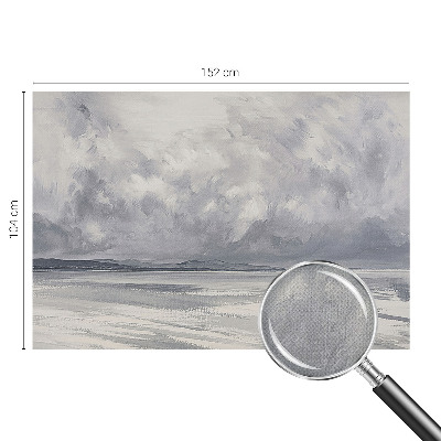 Peel and stick fototapet med motiv av en storm vid horisonten