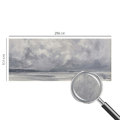 Peel and stick fototapet med motiv av en storm vid horisonten