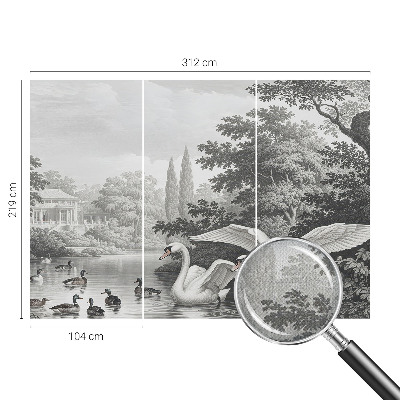 Självhäftande fotovägg Naturens elegans