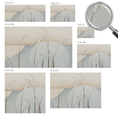 Peel and stick fototapet med motiv av milt gräs