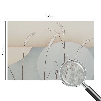 Peel and stick fototapet med motiv av milt gräs