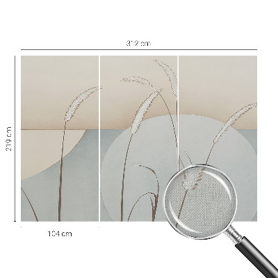 Peel and stick fototapet Milda gräs