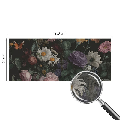 Fototapet barn med blommigt mönster i elegant design