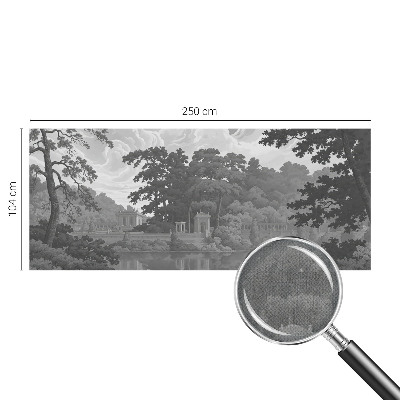 Fototapet barnrum med motiv av ett naturlandskap