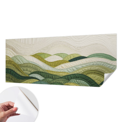 Självhäftande fototapet Fabric Hills