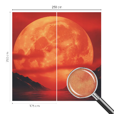 Självhäftande fotovägg Nattfenomen