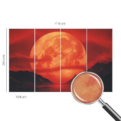 Självhäftande fotovägg Nattfenomen