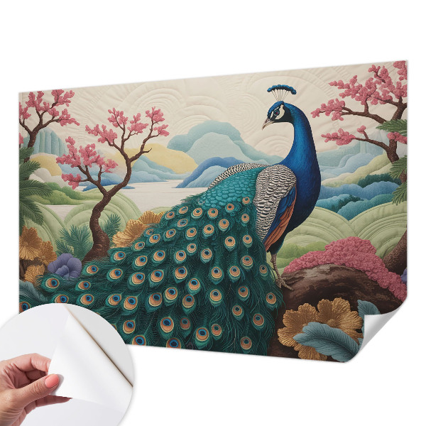 3D fototapet Exotisk skönhet