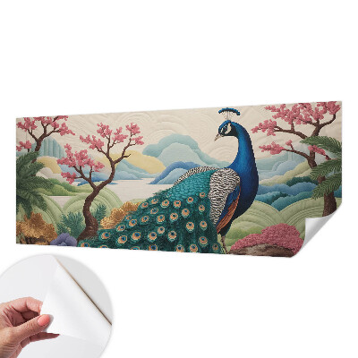 3D fototapet med motiv av exotisk skönhet