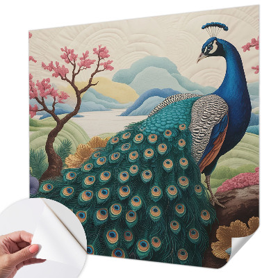 3D fototapet Exotisk skönhet