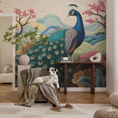 3D fototapet Exotisk skönhet