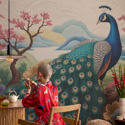 3D fototapet Exotisk skönhet