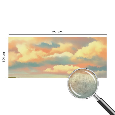 Fototapet för barn med himmel och moln
