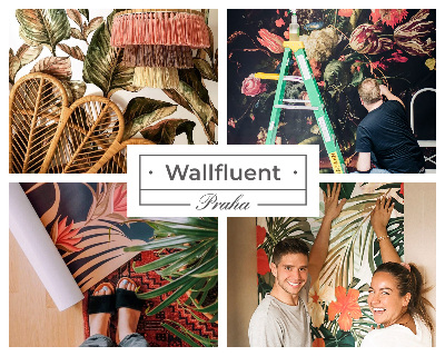 Självhäftande fotovägg Romantisk scen