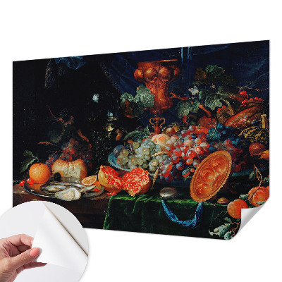 3D fototapet med motiv föreställande ett fruktigt överflöd