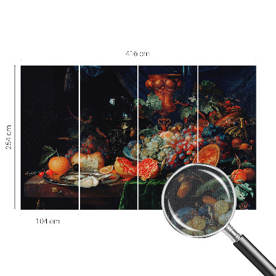 3D fototapet Fruktigt överflöd