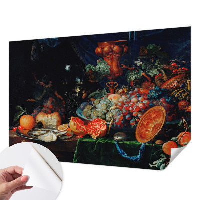 3D fototapet med motiv föreställande ett fruktigt överflöd
