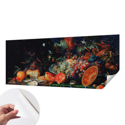 3D fototapet med motiv föreställande ett fruktigt överflöd