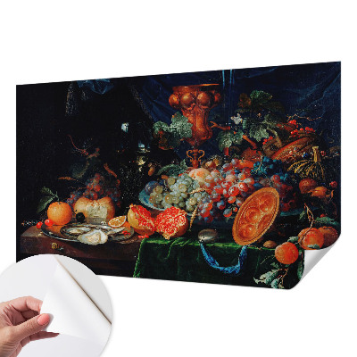 3D fototapet med motiv föreställande ett fruktigt överflöd