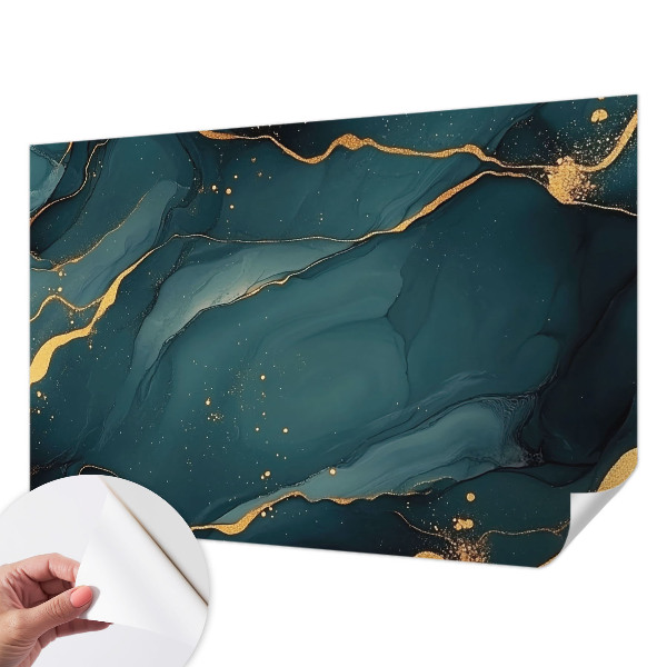 Fototapet barn med en mörkblå abstrakt design