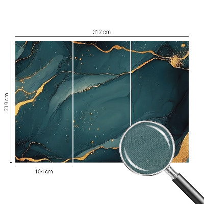 Fototapet barn med en mörkblå abstrakt design