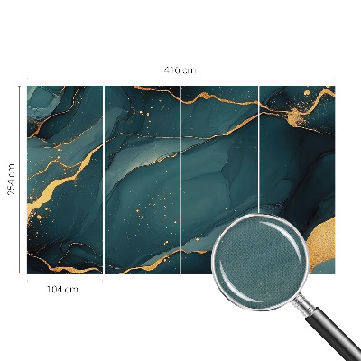 Fototapet barn Mörkblå abstraktion