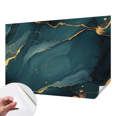 Fototapet barn med en mörkblå abstrakt design
