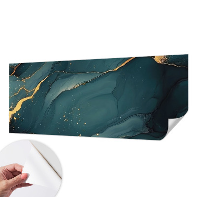 Fototapet barn med en mörkblå abstrakt design