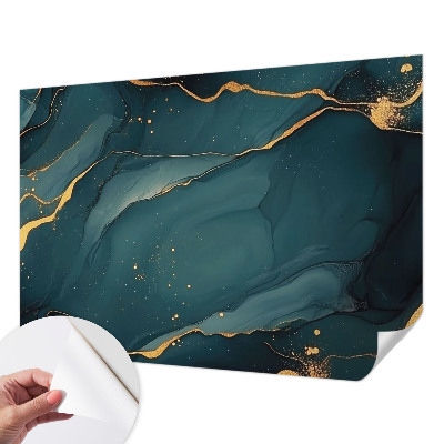Fototapet barn med en mörkblå abstrakt design