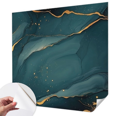 Fototapet barn med en mörkblå abstrakt design