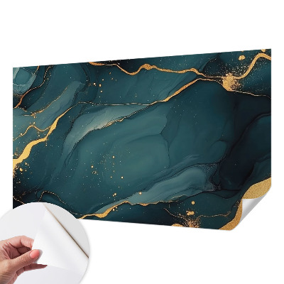 Fototapet barn med en mörkblå abstrakt design