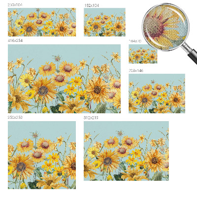 Självhäftande fotovägg Sommarträdgård