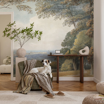 3D fototapet Skogsmark